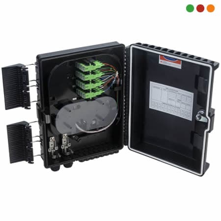 FIBRA - Caja de Term.Aérea c/Splitter 1x 8 SC/APC - XFCT 1608 | INTELBRAS - 2