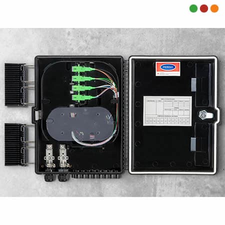 FIBRA - Caja de Term.Aérea c/Splitter 1x16 SC/APC - XFCT 1616 | INTELBRAS - 4