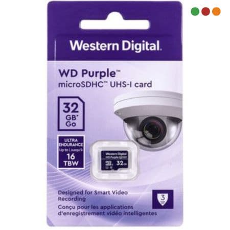 Memoria MicroSD WD Purple  32 GB - 4