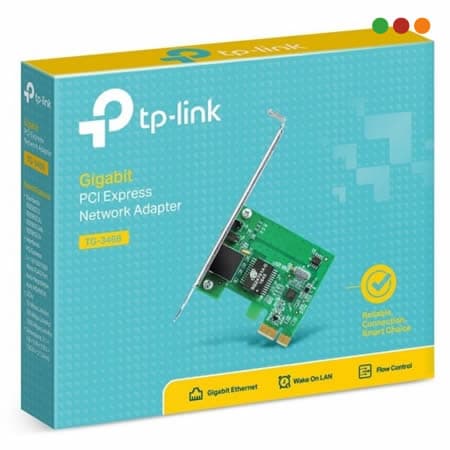 zzTarjeta PCI-E Red 10/100/1000 Mb TG-3468 TP-LINK - 4