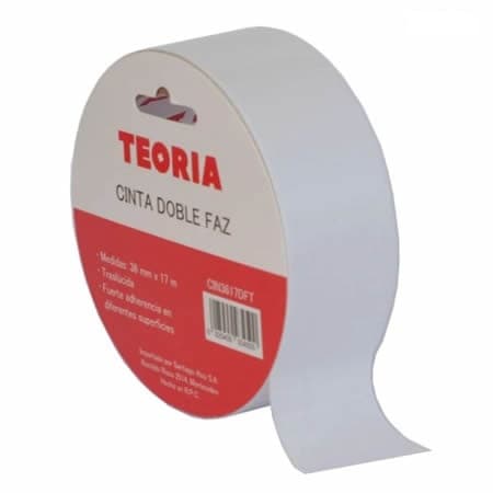 HERRAMIENTAS | CINTA DOBLE FAZ | 36MM X 17M | TEORIA+
