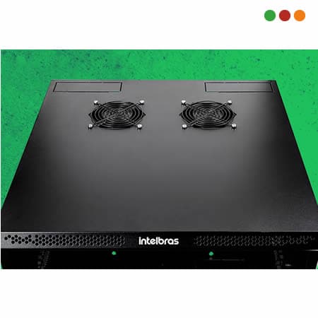 Racks - Ventiladores - Kit de 2  para RACK / Fusible 10A - KVR2V / INTELBRAS - 4