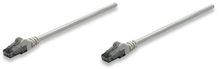 Patch Cat6  7,5 m / 25 feet Gris 100% COBRE - Intellinet