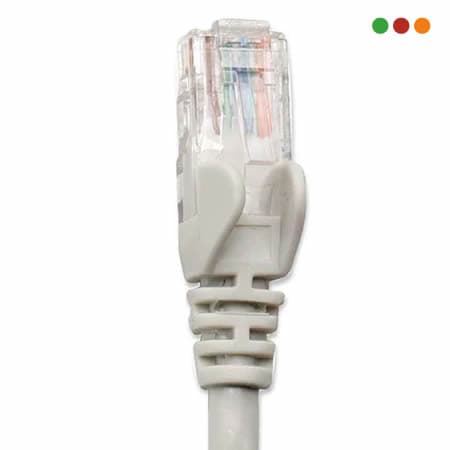 Patch Cat6  4,2 m / 14 feet Gris 100% COBRE - Intellinet - 3