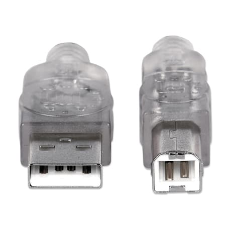 Cable USB 2.0 A/B  3,0 mts - Para impresora - Manhattan - 3