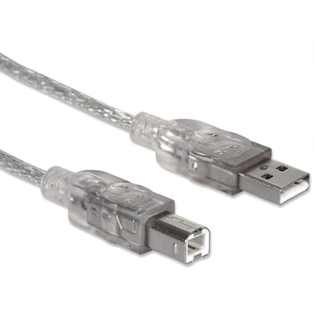 Cable USB 2.0 A/B  4,5 mts - Para impresora - Manhattan - 2