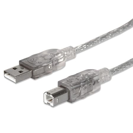 Cable USB 2.0 A/B  4,5 mts - Para impresora - Manhattan
