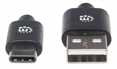 Cable USB C a USB A macho/macho 2,0 mts Manhattan - 3