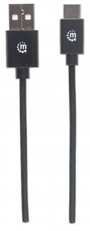 Cable USB C a USB A macho/macho 2,0 mts Manhattan - 4
