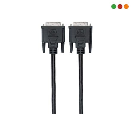 Cable DVI-D macho/macho 18+1 Pines 1,8 mts Manhattan - 3