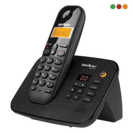 Telefonia | Telefono Inal. TS 3130 c/Contestadora Negro | Intelbras - 2