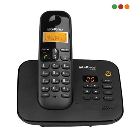 Telefonia | Telefono Inal. TS 3130 c/Contestadora Negro | Intelbras