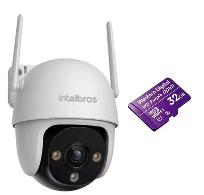 Nueva - CAMERA VIDEO WI-FI IM7-S FULL COLOR C/MSD 32GB WD Purple