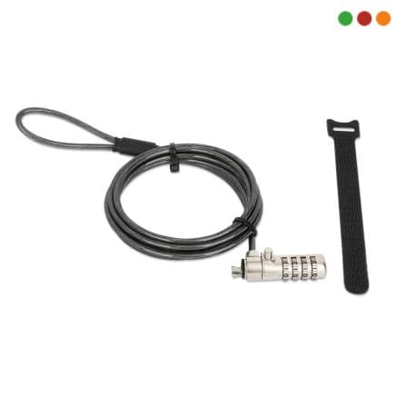 Candado de seguridad Nano para laptop, con combinación | Manhattan - 2