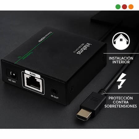 Extensor HDMI + IR x UTP | 120 mts |  / VEX 3120 G2 4k | INTELBRAS - 4