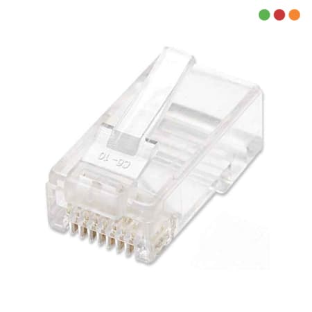 Conector / Ficha RJ45 Cat 6 Frasco x100 Intellinet - 2