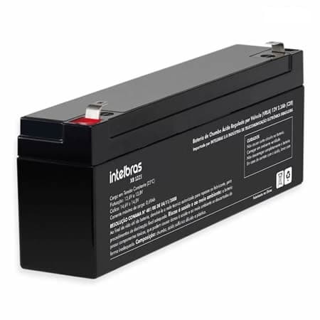 Bateria de 12V  2,3 Amp - F1 - XB 1223 Incendio - INTELBRAS - 2