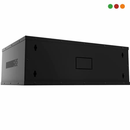 Racks - Rack de Pared   3U  Mini | L.52 x A.18 x P.37 / MRM 337 ARMADO INTELBRAS - 3