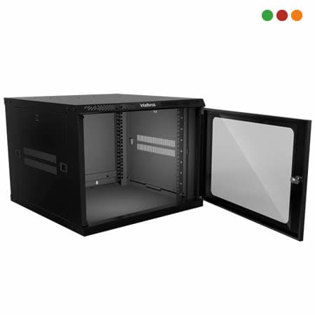 Racks - Rack de Pared   8U  Mini | L.55 x A.42 x P.47 / MRD 847 - INTELBRAS
