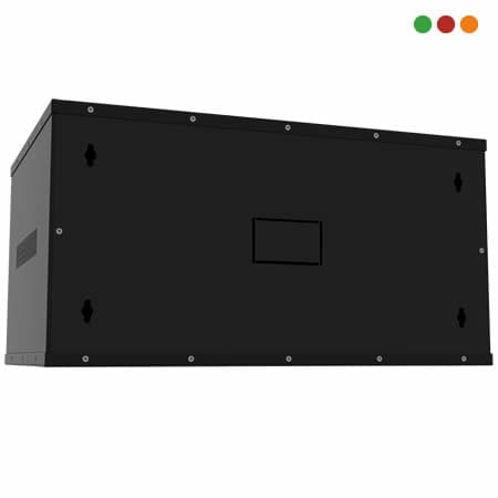 Racks - Rack de Pared   5U  Mini | L.55 x A.27 x P.37 / MRM 537 ARMADO INTELBRAS - 3