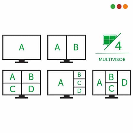 Splitter HDMI 4 Puertos  / VEX 3004 MULTI-VIEWER - INTELBRAS - 3