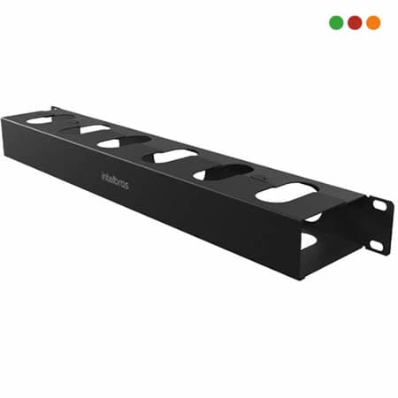 Racks - Organizador Cables 1U /  8 cm / METALICO | OCH1U 80 - INTELBRAS - 2