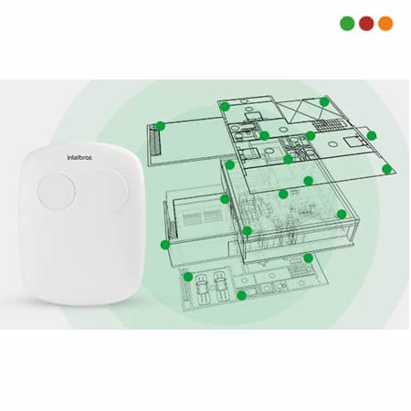Alarma | Expansor de Zonas XEZ4108 SMART/ FUENTE y GABINETE  V. 1.8 - INTELBRAS - 2