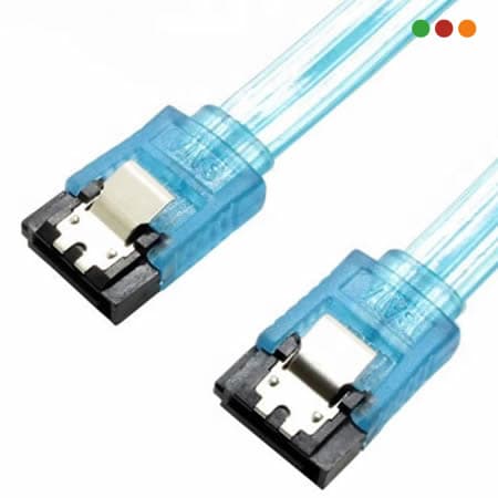 Cable SATA 3,0 / 6 Gbps / 40 cm / c/tranca | Anbyte