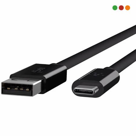 Cable USB C a USB A 3,0 macho/macho 1,5 mts - Anbyte
