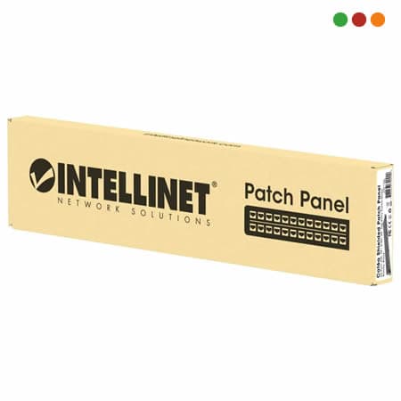 Racks - Patchera 24 P. 1U Cat 6A - Intellinet - 3