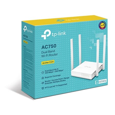 Red Inal - Router Archer C24 AC750 Dual Band | TP-LINK - 4
