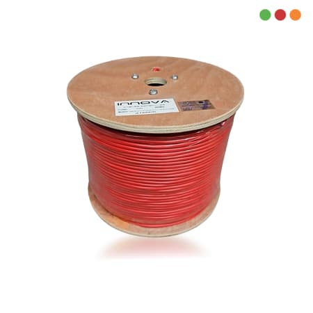 INCENDIO - Cable AWG18 BLINDADO 2x1mm + T 0,50 | 305mts | F3018/2 - INNOVA - 2