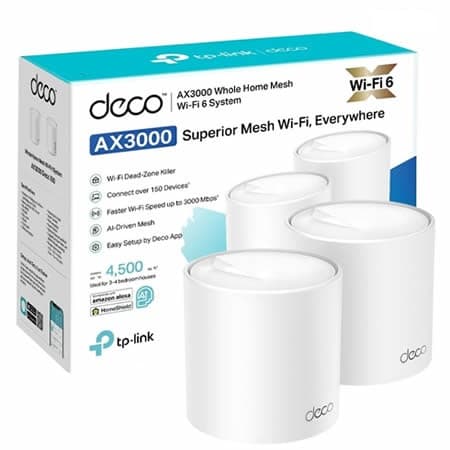 Red Inal - Deco X50 Mesh AX 3000 | Pack x1 | Mesh | Wifi | TP-LINK - 4
