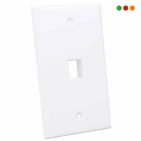 Roseta - Tapa Interna x1 Jack RJ45 Blanca - OEM - 2