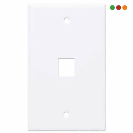 Roseta - Tapa Interna x1 Jack RJ45 Blanca - OEM - 3