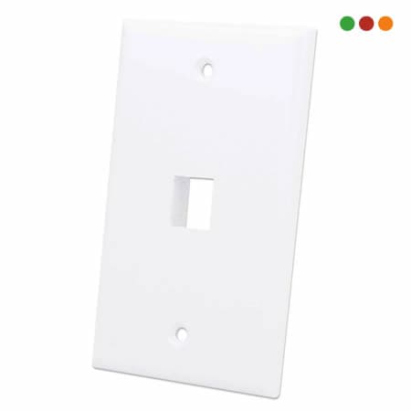 Roseta - Tapa Interna x1 Jack RJ45 Blanca - OEM