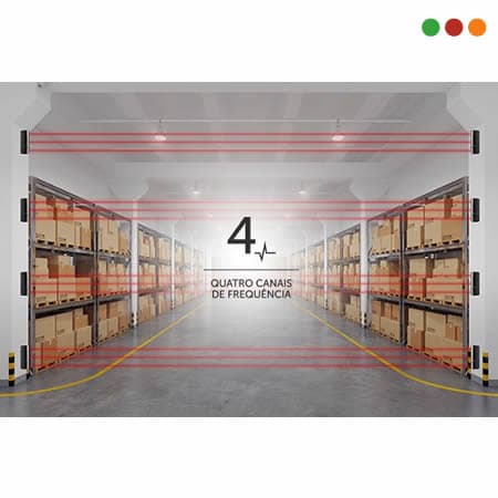 Alarma | Sensor BARRERA | IVA 9100 TRI - 3 HACES / 100 Mts | INTELBRAS - 4