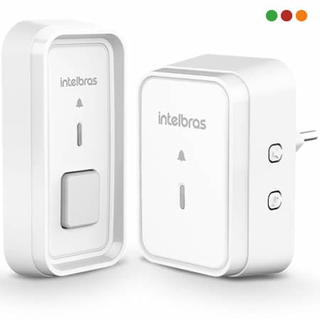 Porteria | Timbre inalambrico c/bateria CIB 101 S BLANCO - INTELBRAS - 2