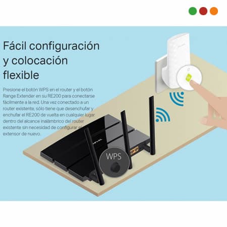 Red Inal - Repetidor 750n | RE200 | DualBand | TP-LINK - 4