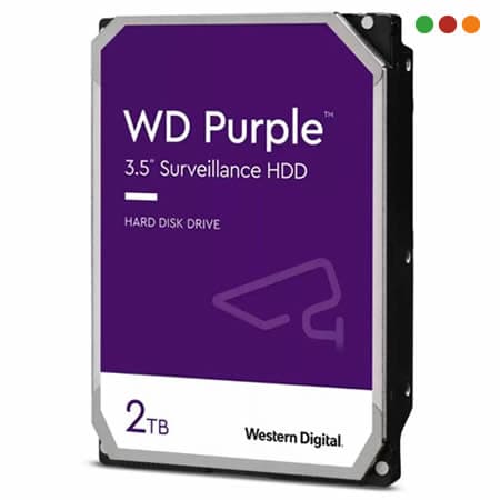Disco Duro 3,5" -   2 TB |  Purple - Western Digital