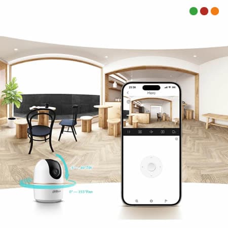 CCTV | CAMARA | IP | 3MP | PTZ WIFI | HERO | WIFI | DAHUA | H3AP - 4
