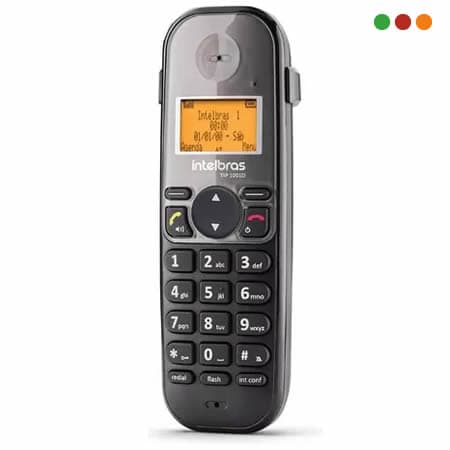 Telefonia | Telefono IP INAL - TIP 1001D / PoE / SIP 2.0 / Altavoz - INTELBRAS - 3