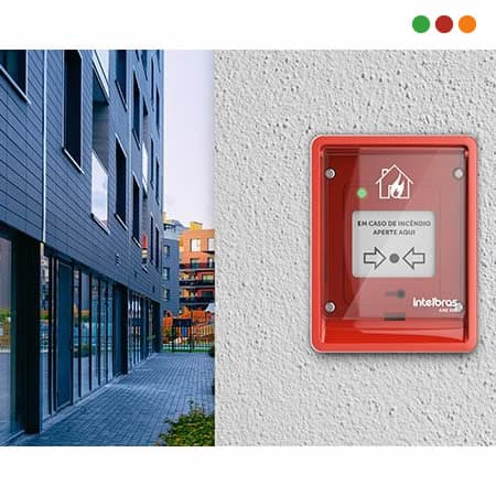 INCENDIO - Direccionable Pulsador Manual AME 566 / UV / IP66 - INTELBRAS - 4