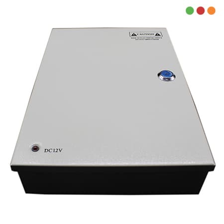 CCTV | ACC | Fuente AC/DC RESPALDO 12V 120w 10A - 9 Ch - Llave | Anbyte - 2