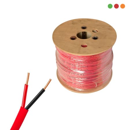 INCENDIO - Cable AWG18 | 2x 1.00mm | 305M | Rojo | F3018U/2 - INNOVA - 4