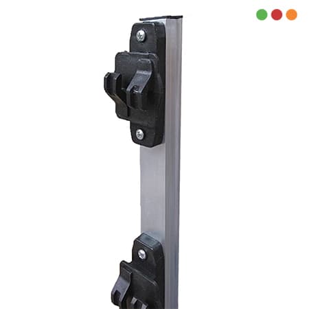 Cerca Electrica | Asta TUBULAR 25mm | 6 aisladores W | 95cm | Recta - IGECAST - 2
