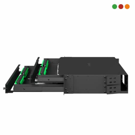 FIBRA - Distribuidor INTERNO OPTICO / Band. DES. SC/APC DIO 48FO D 2U INTELBRAS - 2