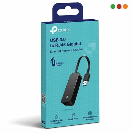 Conversor USB 3.0 a Red 10/100/1000 Gigabit | UE306 | TP-LINK - 4