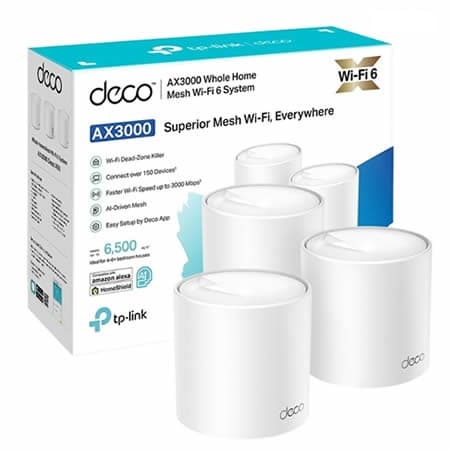 Red Inal - Deco X50 Mesh AX 3000 | Pack x3 | Mesh | Wifi | TP-LINK - 4