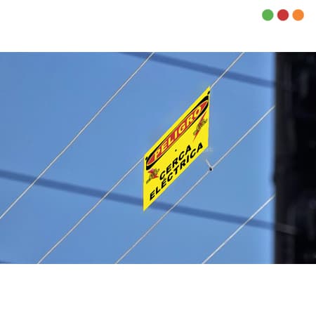 Cerca Electrica | Accesorio | Cartel de PVC | 10 x 15 cm - IGECAST - 2
